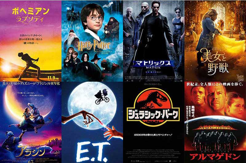 洋画ランキング日本歴代興行収入top70 ディズニー映画 アナ雪 は何位