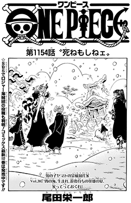 ワンピース1154話扉絵
