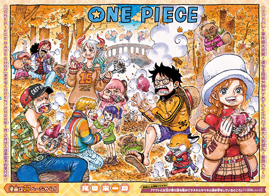 ワンピース1166話扉絵