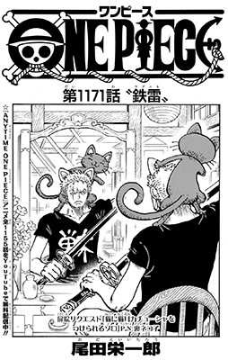 ワンピース1171話扉絵