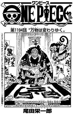 ワンピース1194話扉絵